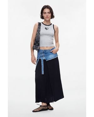Desigual Sleeveless T-Shirt 100% Cotton, Cotton - White