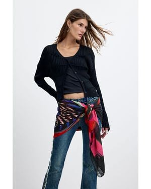 Desigual Printed Lacroix Scarf, Polyester - Multicolor