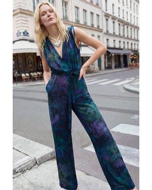 Desigual Night Garden Jumpsuit - Blue