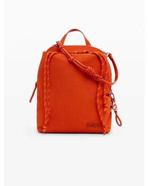 Desigual Medium Padded Sack Backpack - Orange
