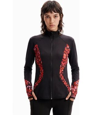 Desigual Butterfly Sporty Jacket - Red
