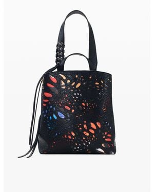 Desigual Mini Butterfly Backpack, Polyurethane - Black