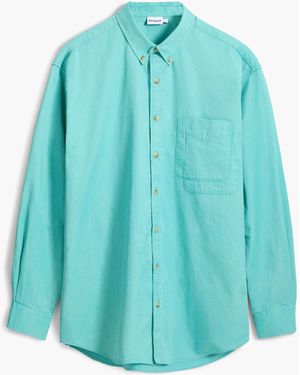 Desigual Long-Sleeve Cotton Shirt, Cotton - Blue