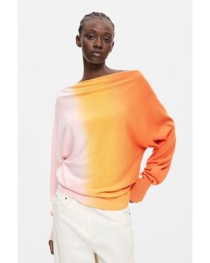 Desigual Fine Knit Sweater - Orange