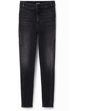 Desigual Push-Up Skinny Jeans - Black