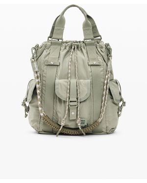 Desigual Medium Multi-Position Backpack, Polyester - Green