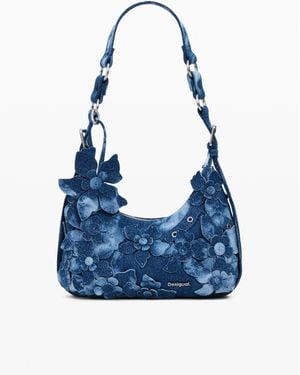 Desigual Medium Denim Bag - Blue