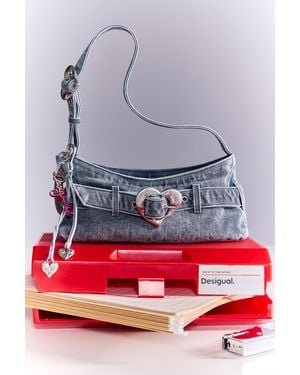 Desigual Small Denim Bag, Cotton - Red