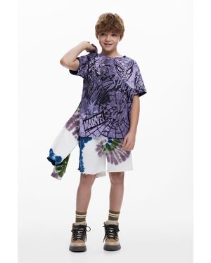 Desigual Spiderman Web T-Shirt - Blue