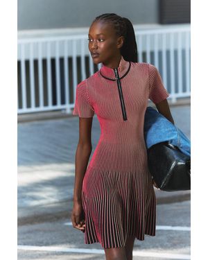 Desigual Short Iridescent Dress - Red