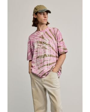 Desigual Tie-Dye T-Shirt, Cotton - Pink