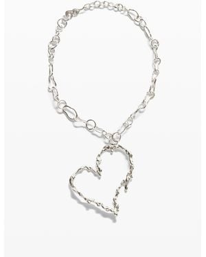Desigual Zalio Plated Heart Necklace - Black