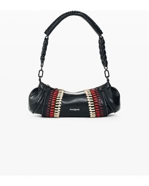 Desigual Medium Quilted Bag, Polyurethane - White