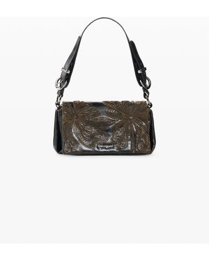 Desigual Small Quilted Bag, Polyurethane - White