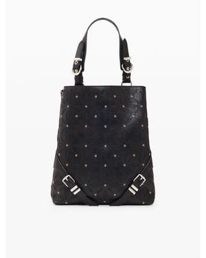 Desigual Mini Small Backpack, Polyamide - Black