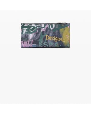 Desigual Wallet Faux Leather, Polyurethane - Blue