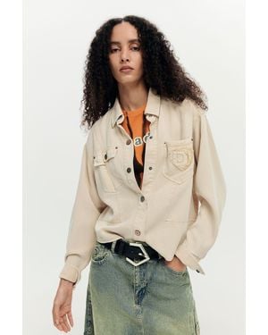 Desigual Denim Trucker Jacket, Lyocell - Natural