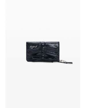 Desigual Medium Wallet, Polyurethane - Black