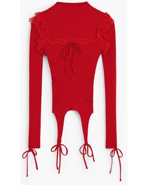 Desigual Queen María Escoté Jumper - Red