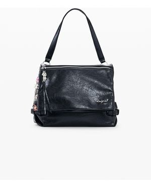 Desigual Medium Faux Leather Backpack, Polyurethane - Black