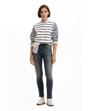 Desigual Skinny Jeans, Cotton - Blue