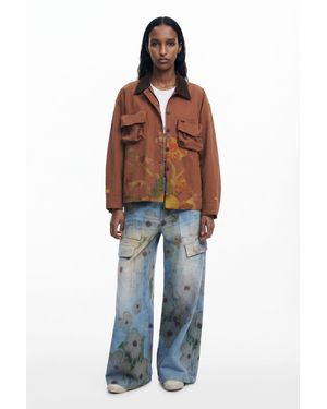 Desigual Collina Strada Trucker Jacket, Cotton - Blue