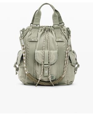 Desigual Medium Multi-Position Backpack, Polyester - Green