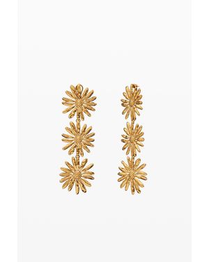 Desigual Daisy Earrings Zalio - Metallic