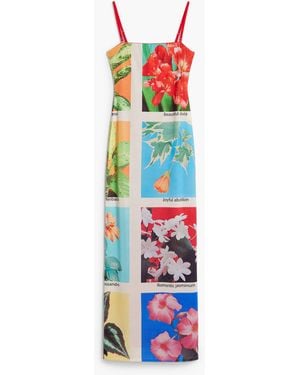 Desigual Tyler Mcgillivary Postcard Maxi Dress, Polyester - White