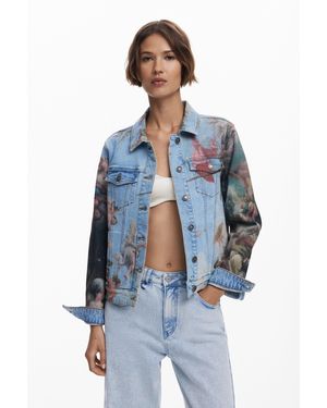 Desigual Fresh Denim Jacket, Cotton - Blue