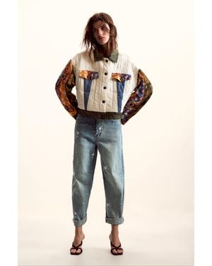 Desigual Trucker Jacket M. Christian Lacroix, Lyocell - Blue
