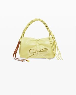 Desigual Small Shiny Bow Bag, Polyurethane - Metallic