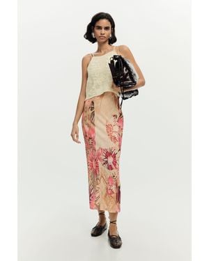 Desigual Long Knit Dress 2 - Natural