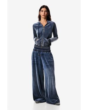 Desigual Masha Popova Knit Trousers - Blue