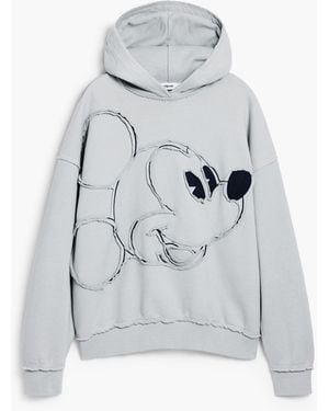 Desigual Sudadera Denim Mickey Mouse - Gris