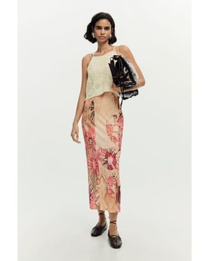 Desigual Long Knit Dress 2 - Natural