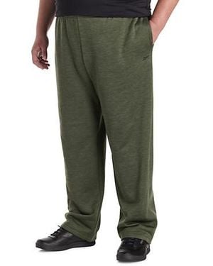 Reebok Big & Tall Performance Athletic-Fit Fleece Pants - Green