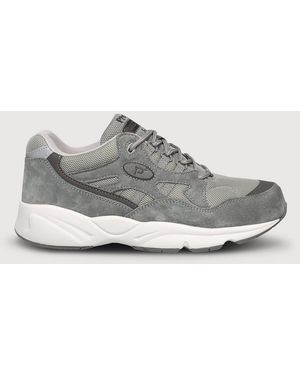Propet Big & Tall Stability Fusion Walking Shoes - Gray