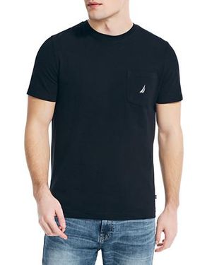 Nautica Big & Tall Pocket Tee - Black