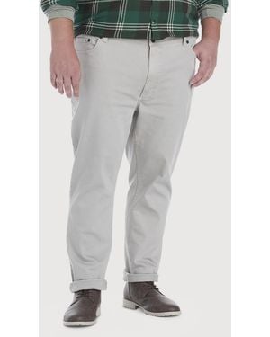 True Nation Big & Tall Iconic 5-Pocket Everyday Stretch Pants - Gray