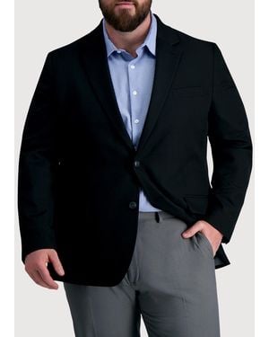 Haggar Big & Tall Active Series Blazer - Blue
