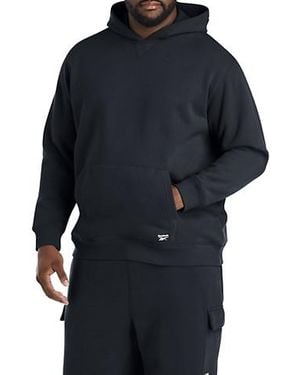 Reebok Big & Tall Performance Super Soft Brushed Hoodie - Blue