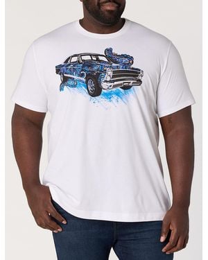 Robert Graham Big & Tall Cruiser Graphic Tee - White