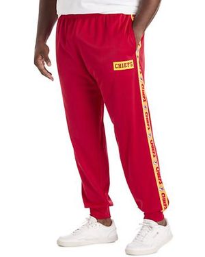 Nfl Big & Tall Striped Team Sweatpants - Red