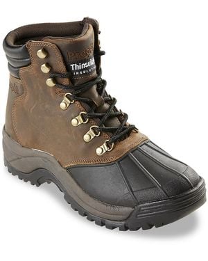 Propet Big & Tall Blizzard Mid Lace Boot - Black