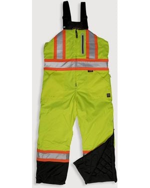 Tough Duck Big & Tall Insulated Ripstop Safety Overalls - Green