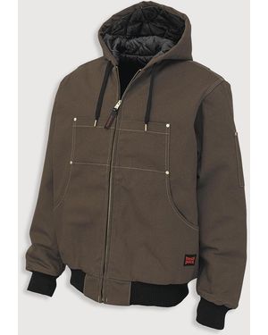 Tough Duck Big & Tall Hooded Bomber Jacket - White