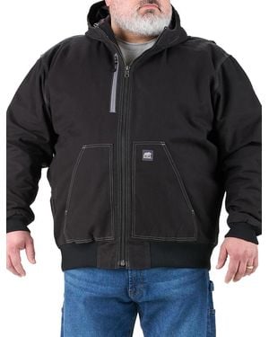 Bernè Big & Tall Highland Duck Hooded Active Jacket - Black