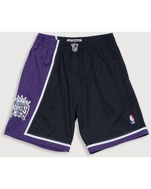 Mitchell & Ness Big & Tall Mitchell & Ness Nba Swingman Shorts - Blue