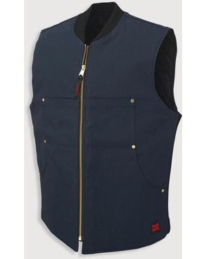 Tough Duck Big & Tall Moto Vest - Blue